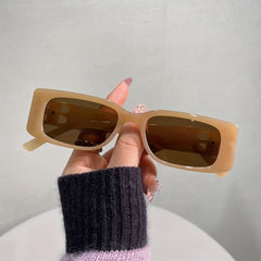 Vintage Rectangle Sunglasses for Women UV400 Protection