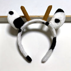 Cow Ears Headband Funny Hairband Wash Face Spa Make Up Head Hoop Hair Accessorie