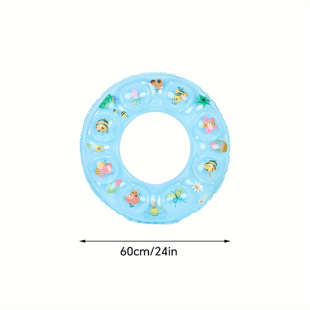 Inflatable Double Layer Swimming Ring for Pool