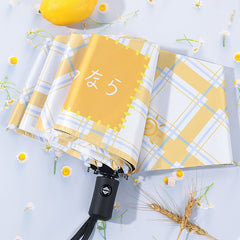 Automatic Rain Or Shine Dual use Umbrella Windproof UV Protection