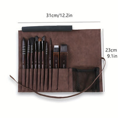 10pcs Master Level Squirrel Hair Watercolor Brush Set