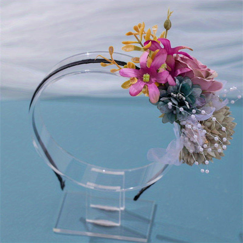 Girl Flower Wreath Headband Hair Accessories