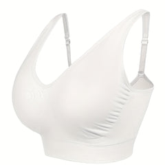  Seamless Sports Bra High Elastic Wire-Free Yoga Fit