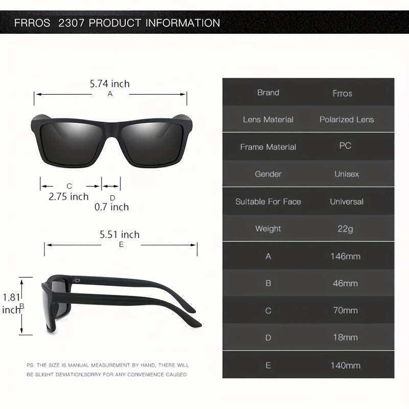FRROS Polarized Sunglasses Men Women F2307
