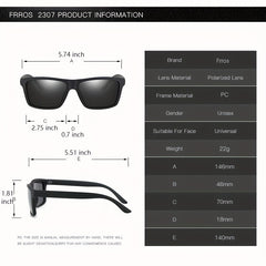 FRROS Polarized Sunglasses Men Women F2307
