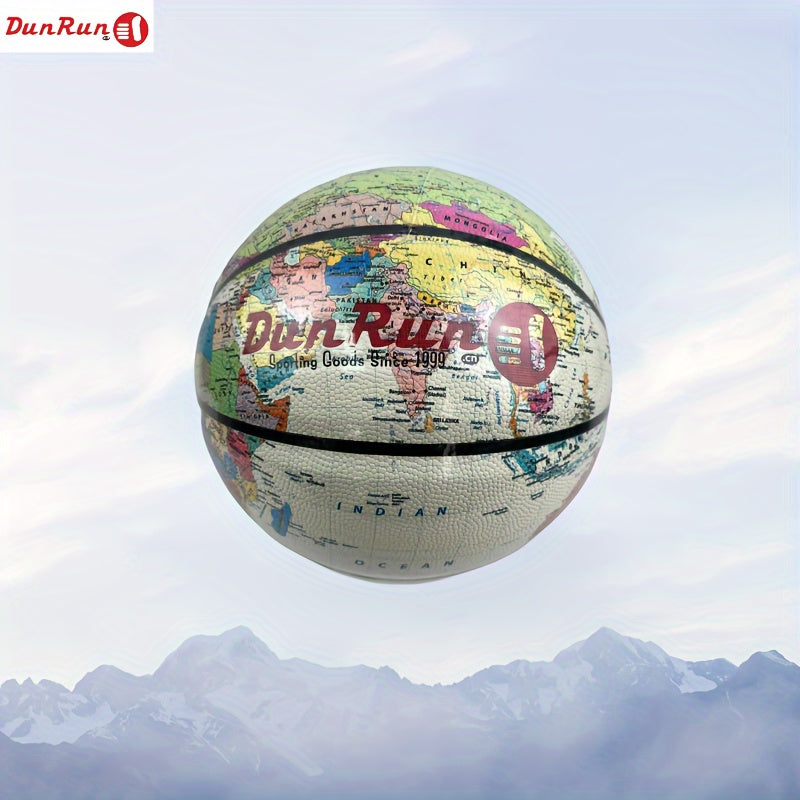 Standard No 7 Basketball PU Material Map Pattern Basketball