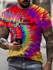 Men's Kenough Print T-shirt Casual Comfy 3D Print Tee