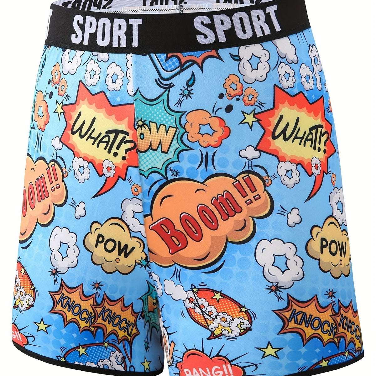  Pop Art Print Y2K Shorts for Women