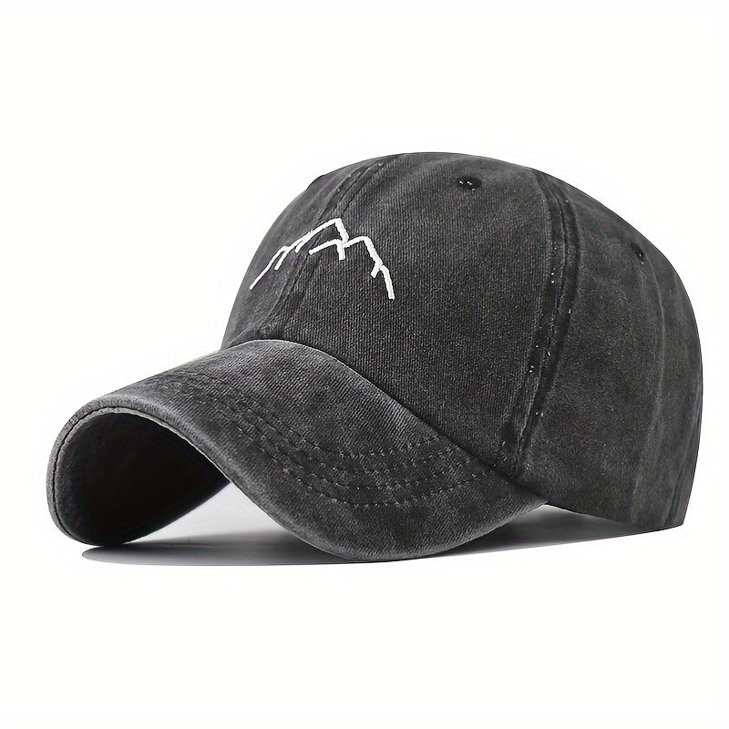 Vintage Embroidered Outdoor Baseball Cap for Sun Protection