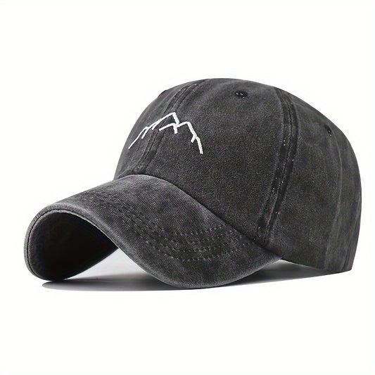 Vintage Embroidered Outdoor Baseball Cap for Sun Protection