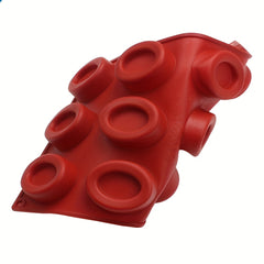 1pc Oval Mousse Cake Mold 12 Cavity 3D Silicone Mold Candy Mold Pudding Mold