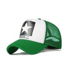 Pentagram Pattern Mesh Baseball Cap