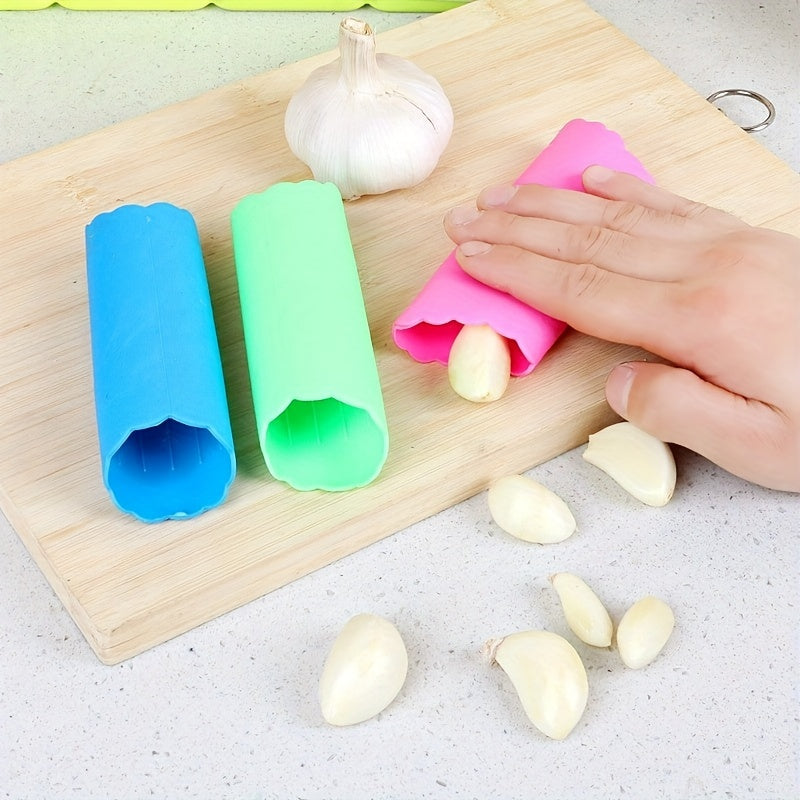 Silicone Garlic Roller Peeler Kitchen Tool for Easy Peeling