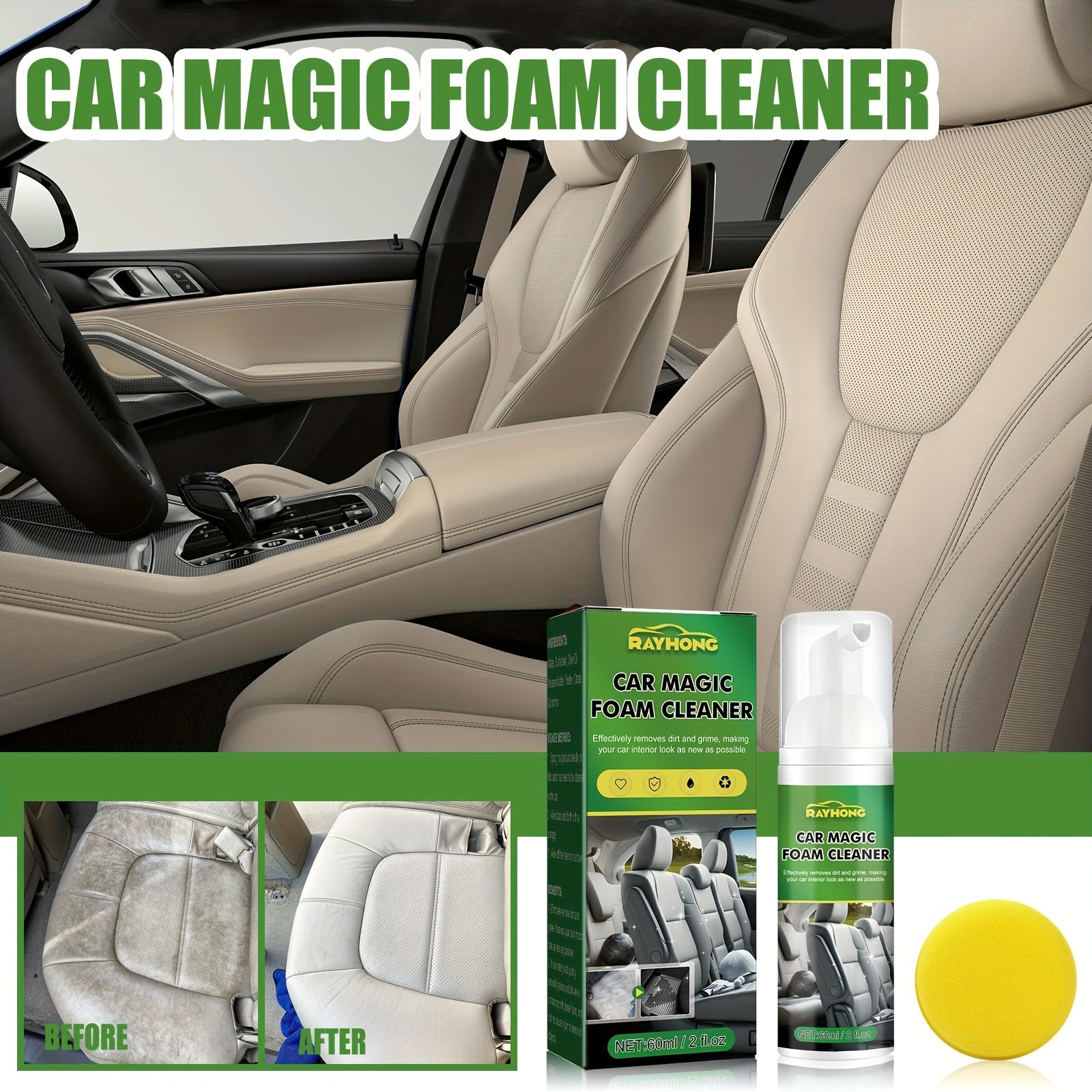 Car Foam Cleaner Strong Decontamination Rust Brake Cleaner