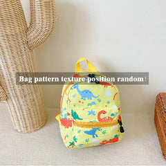 Cartoon Dinosaur Pattern Backpack Kindergarten School Bag