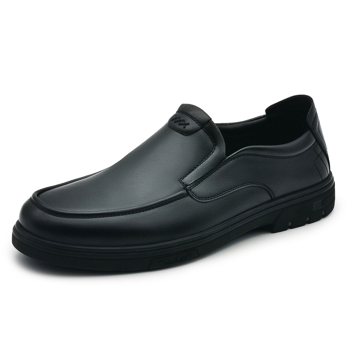 Men's Leather Slip-On Casual Shoes