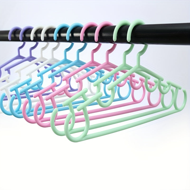 Delicate Kids Clothes Hangers Set Of 4 Sleek Lightweight Portable
