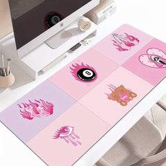 Anime Mouse Pad Baby Bear Large Gaming Keyboard Pad Non Slip Rubber Base