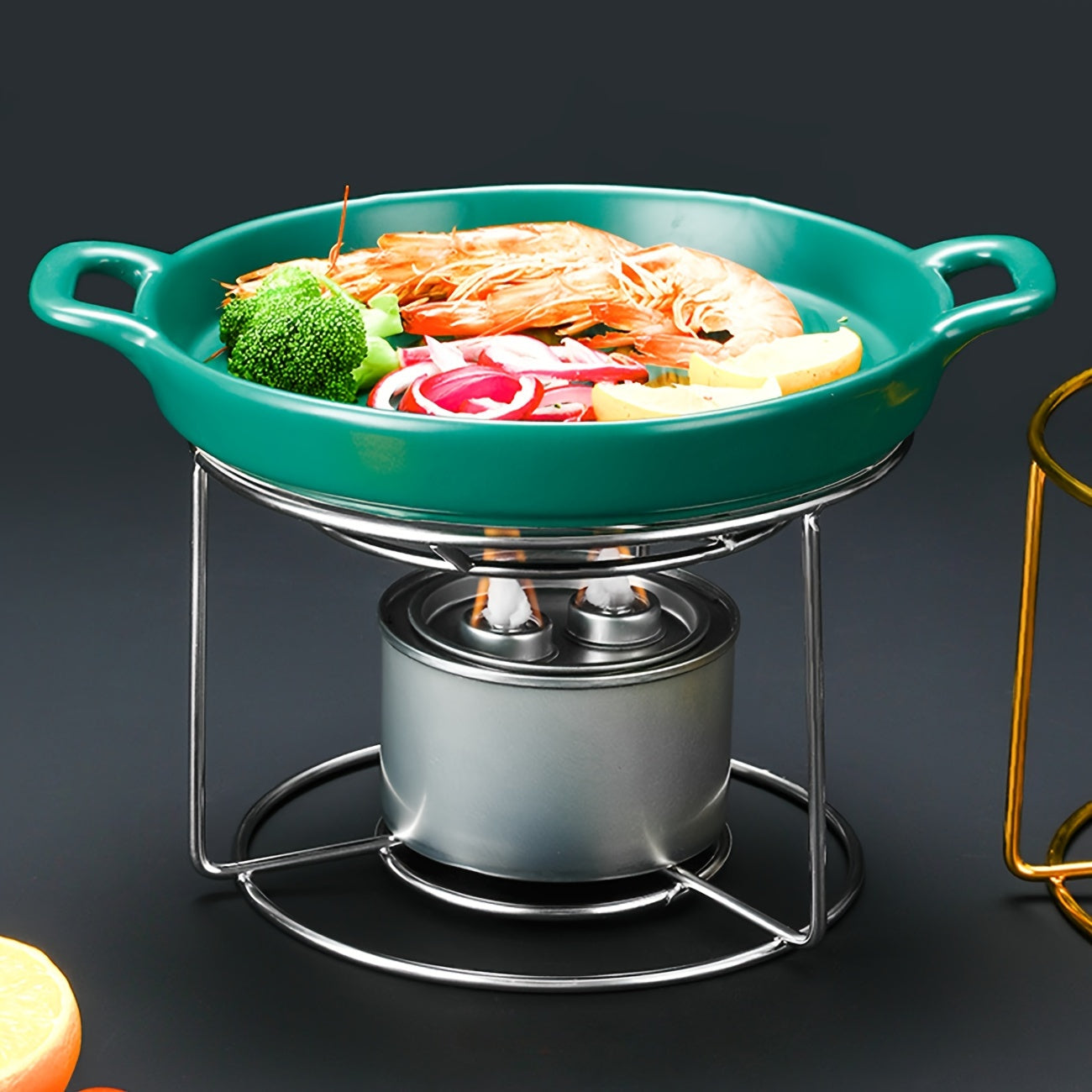 Stainless Steel Tripod Stove Rack Portable Multifunctional Stand