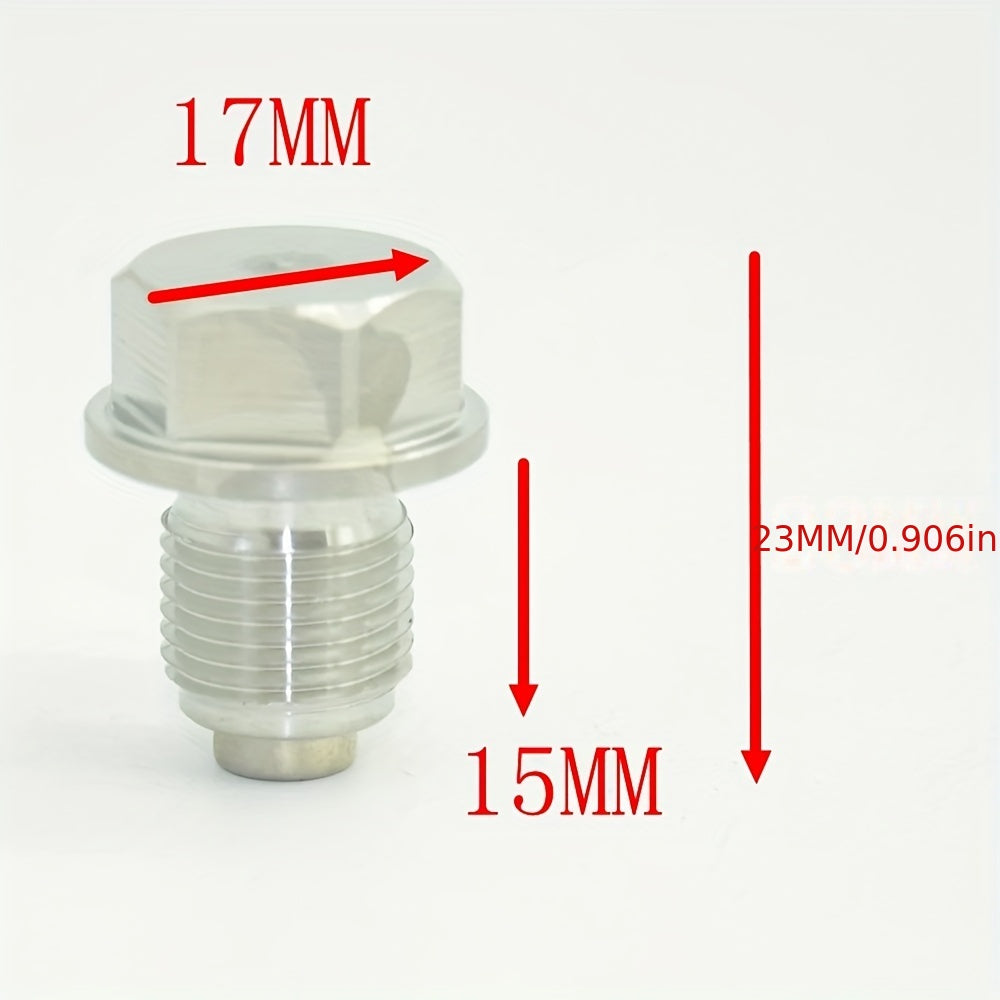 Stainless Steel Magnetic Sump Nut Drain Plug Screw M12 14 16 1 25 1 5 1 75