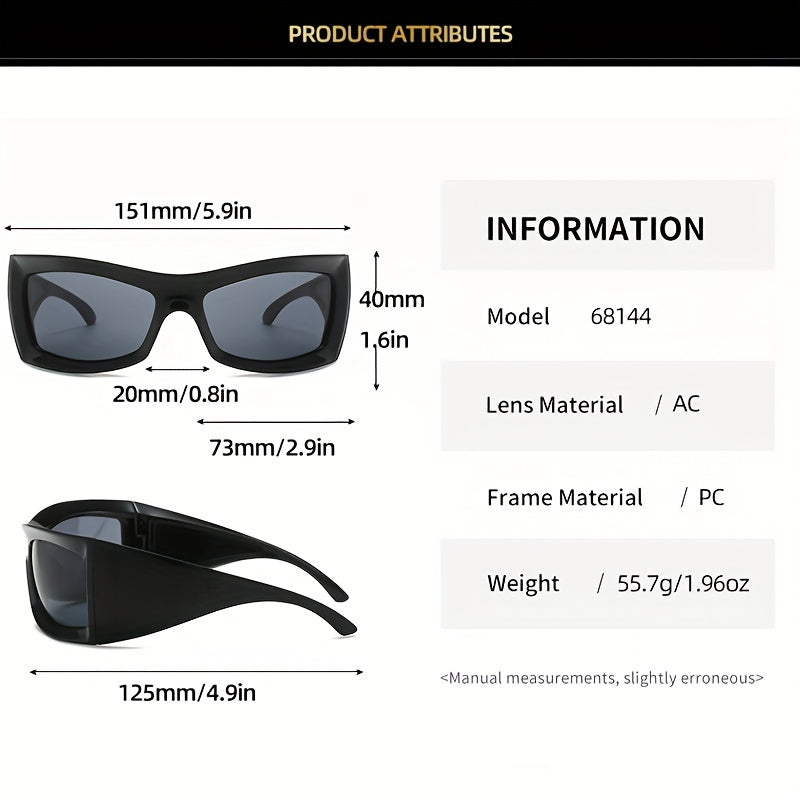 Y2K Wrap Around Sunglasses UV400