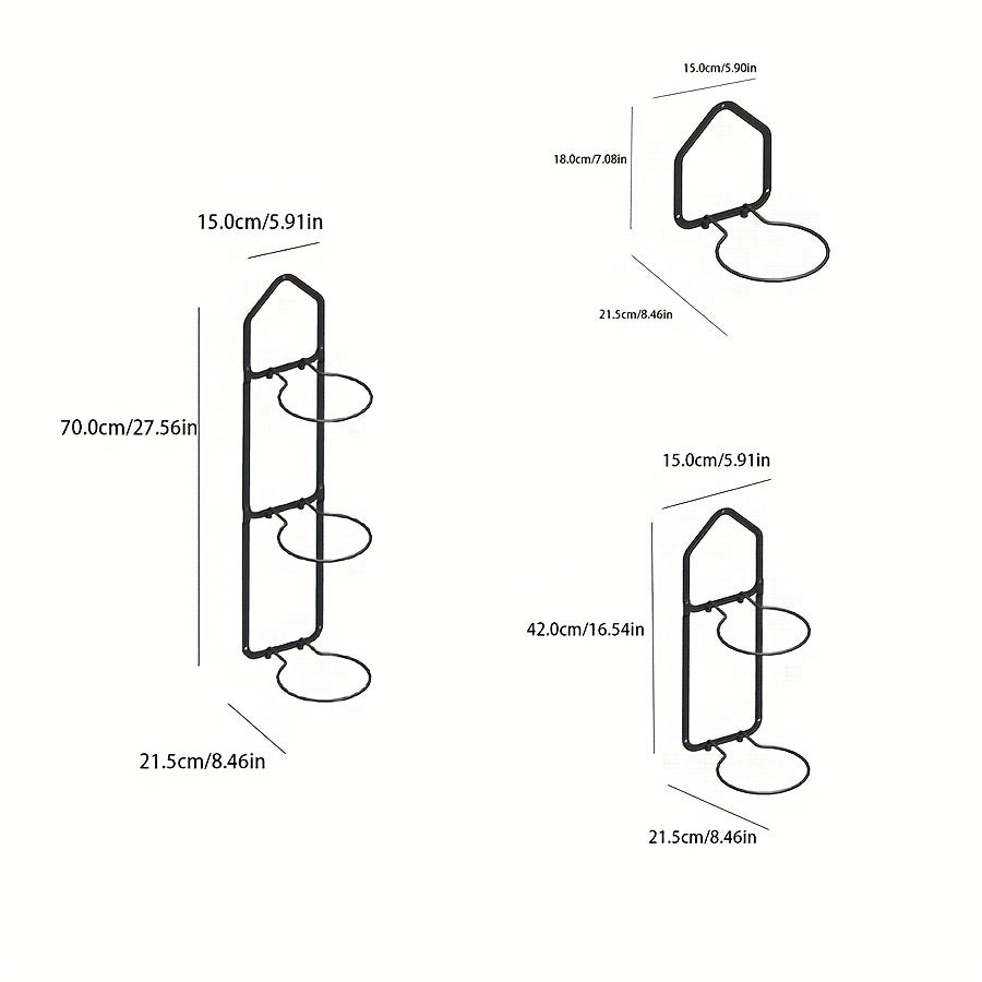 Ball Storage Rack - Detachable Basketball Display Stand