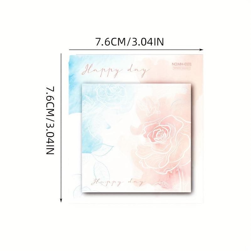 Flower Scenery Sticky Notes for Students