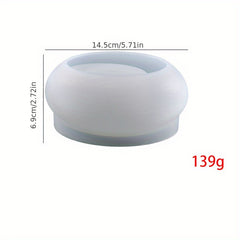 Silicone Tea Light Candle Holder Mold for DIY Home Decor