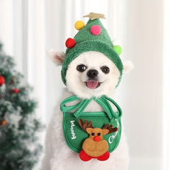 Christmas Pet Hat for 8-15lb Dogs, Outdoor Party Accessory
