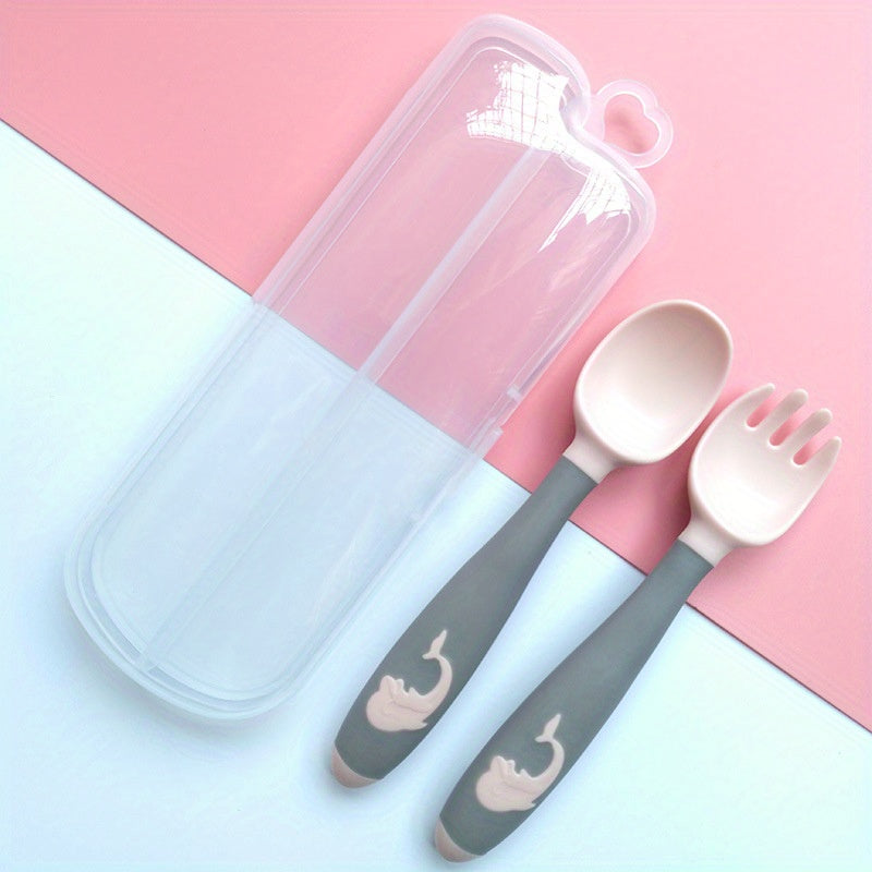 Baby Cutlery Set Learning To Eat Training Food Supplement