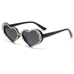 Men's Heart Shaped Sunglasses for Street Photography Party