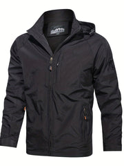 Men's Casual Zip Up Jacket Coat For Spring Fall Outdoor
