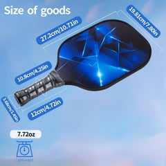 Lightweight Fiberglass Pickleball Rackets 2pcs 4pcs Balls