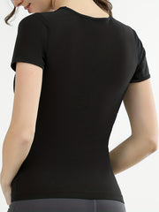 Shaping Slimmer Crew Neck Short Sleeve Top Women's Underwear
