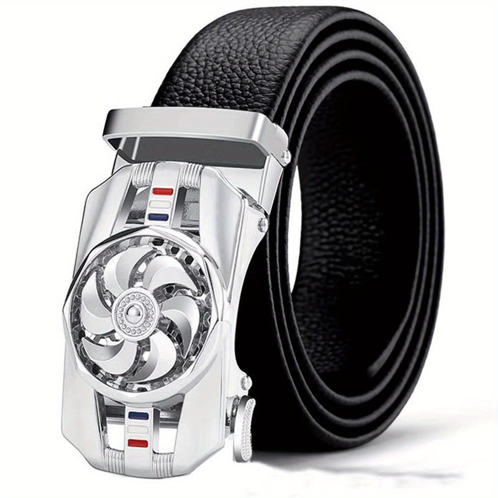 High Men's Business Belt w/ Automatic Buckle