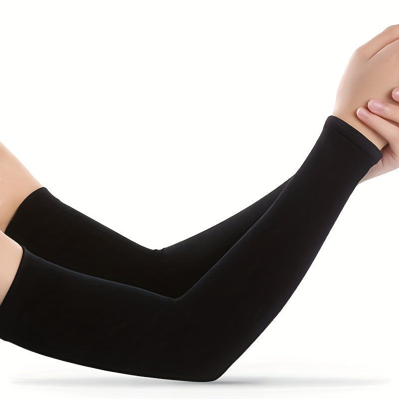 Elastic Ice Sleeve Long Gloves UV Protection Breathable Cycling Driving Gloves