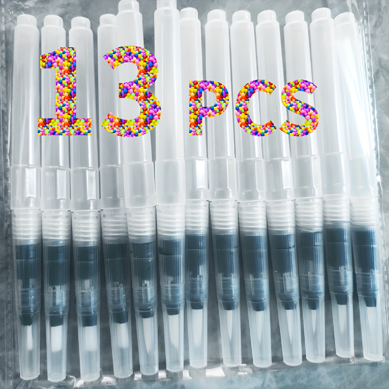 13pcs Art Brushes Set for Holiday Painting, Versatile Compact Durable B
