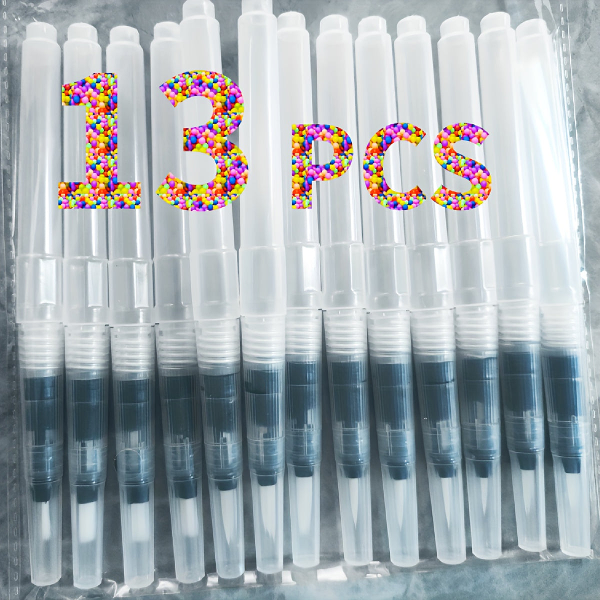 13pcs Art Brushes Set for Holiday Painting, Versatile Compact Durable B