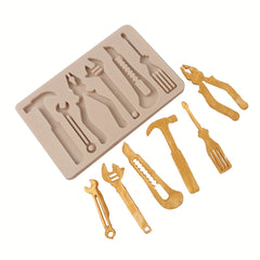 DIY Wrench Silicone Fondant Mold for Cake Decorating