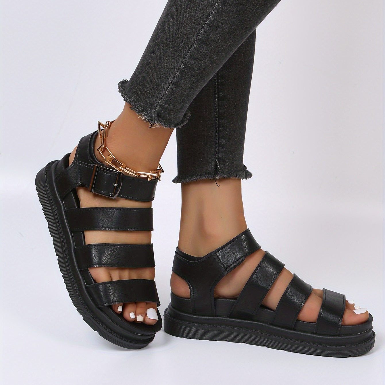 Women's Thick Sole Sandals Comfort Platform Shoes