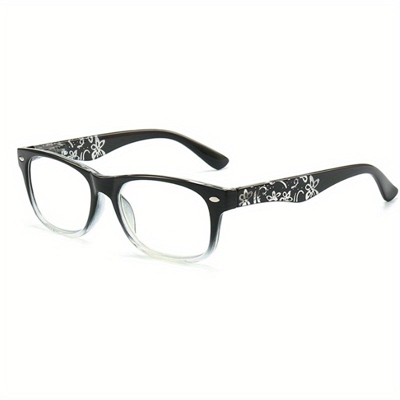 Men's Anti Light Protection Square Frame Reading Glasses