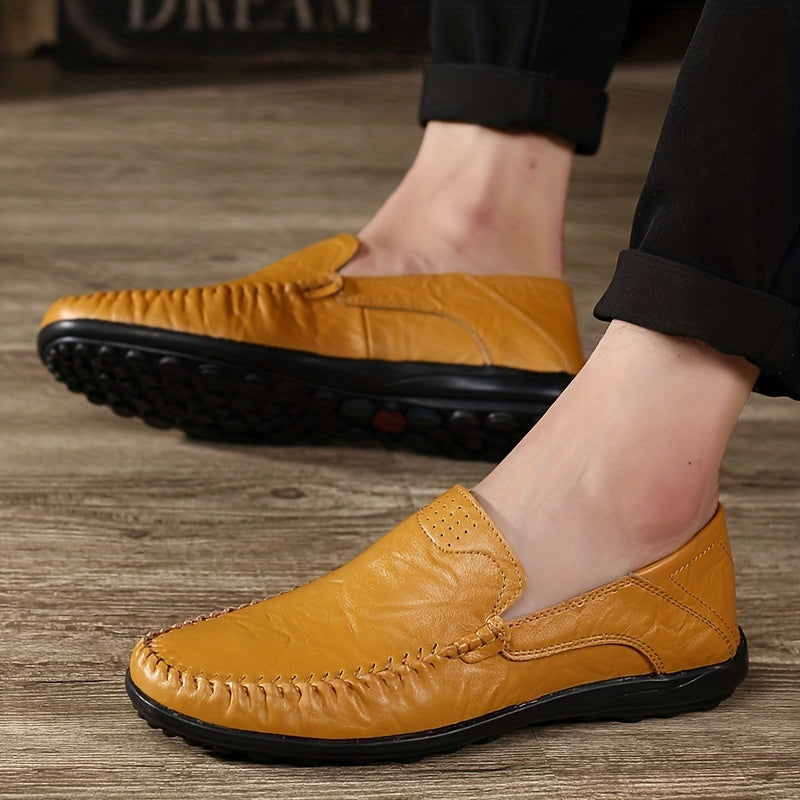 Men's Moc Toe Loafer Shoes Non slip Slip On Shoes Spring And Summer