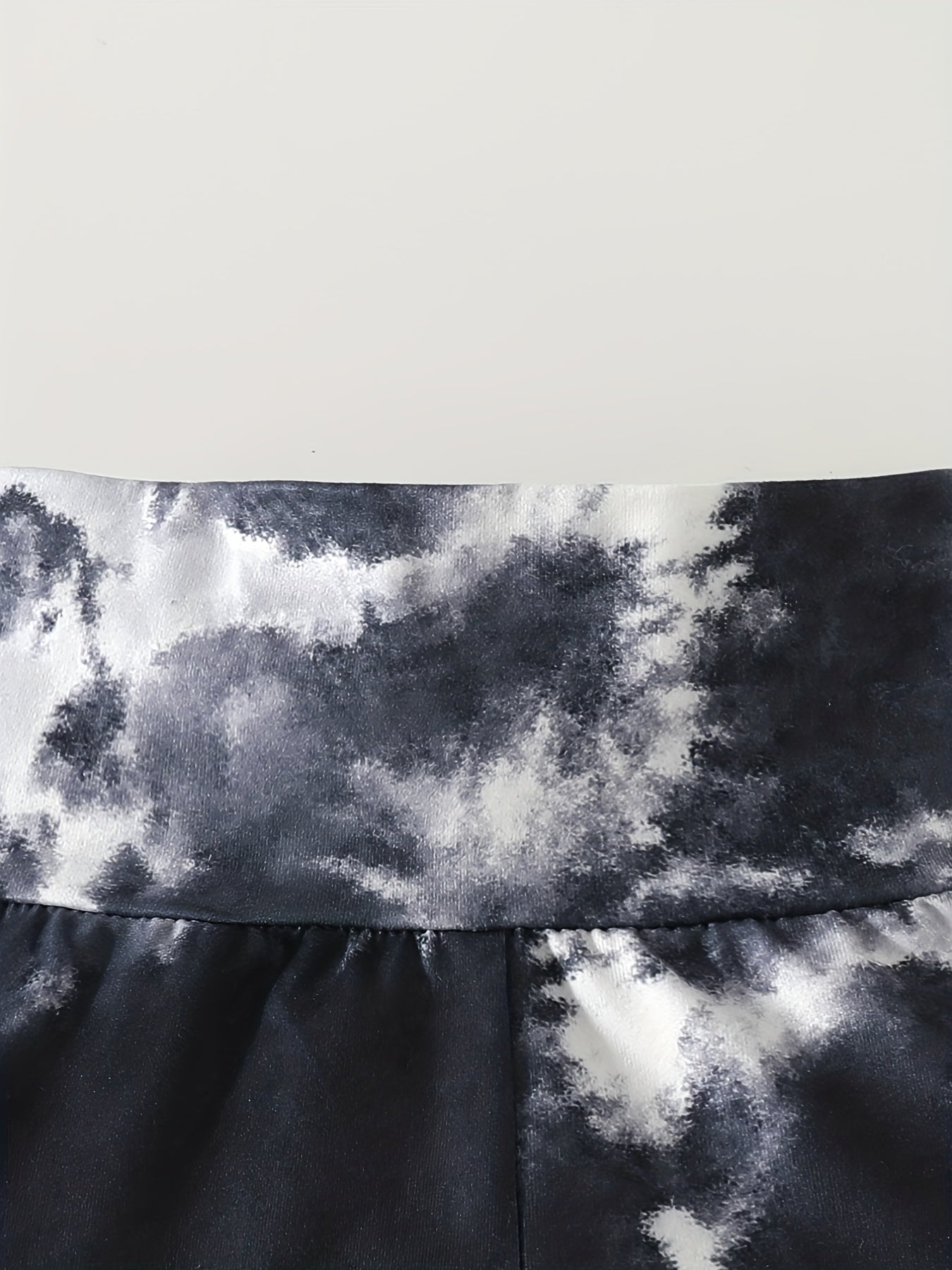 Girls Tie Dye High Waist Leggings for Summer