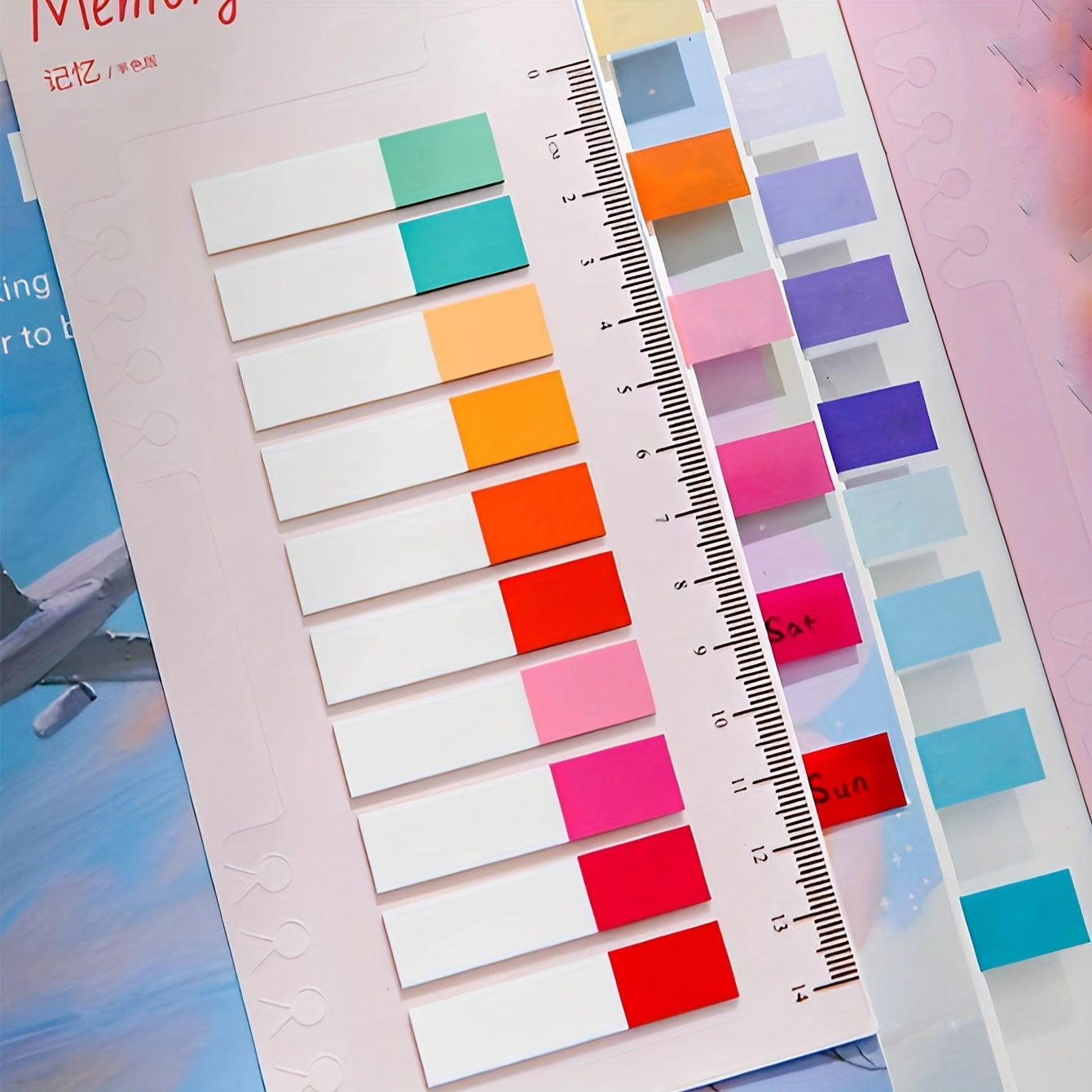 1 Sheet 4 Styles Index Stickers Easy To Stick Writable Labels for School Office