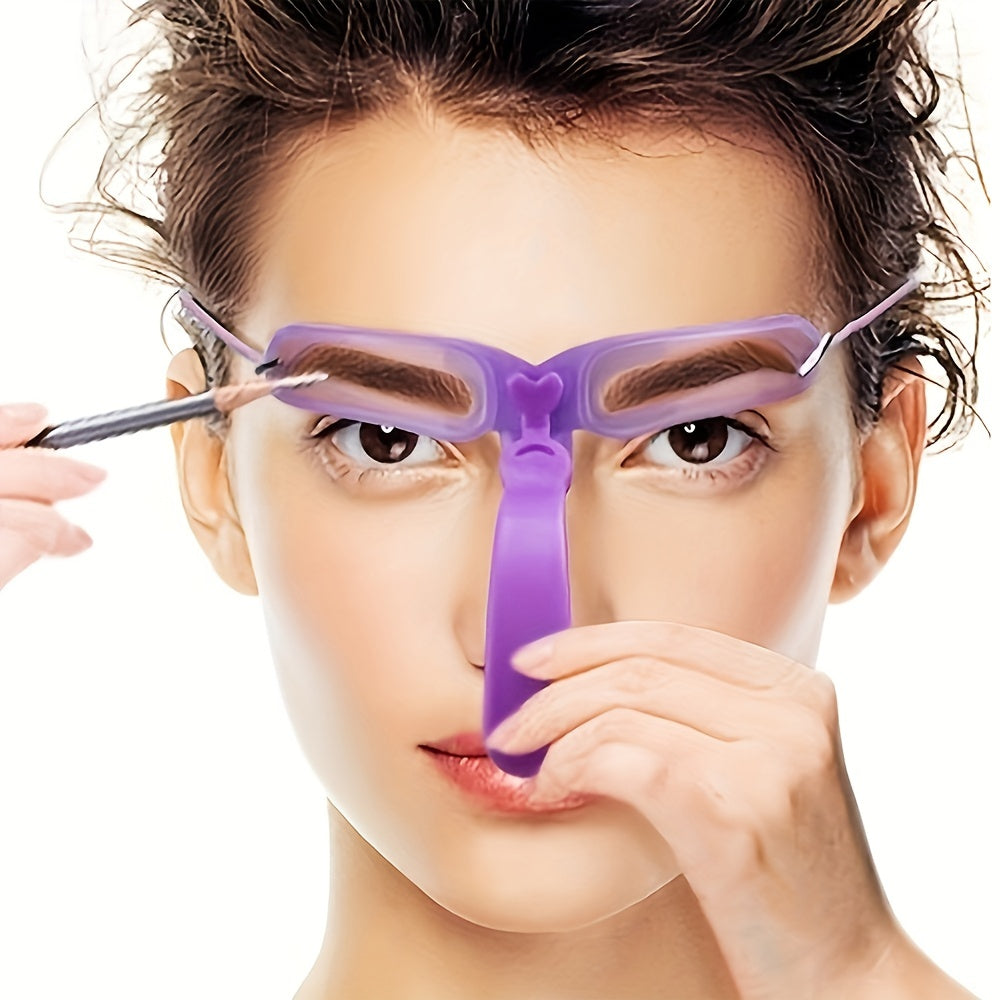 Eyebrow Stencils with Handle and Strap 8 Styles for Perfect Shaping