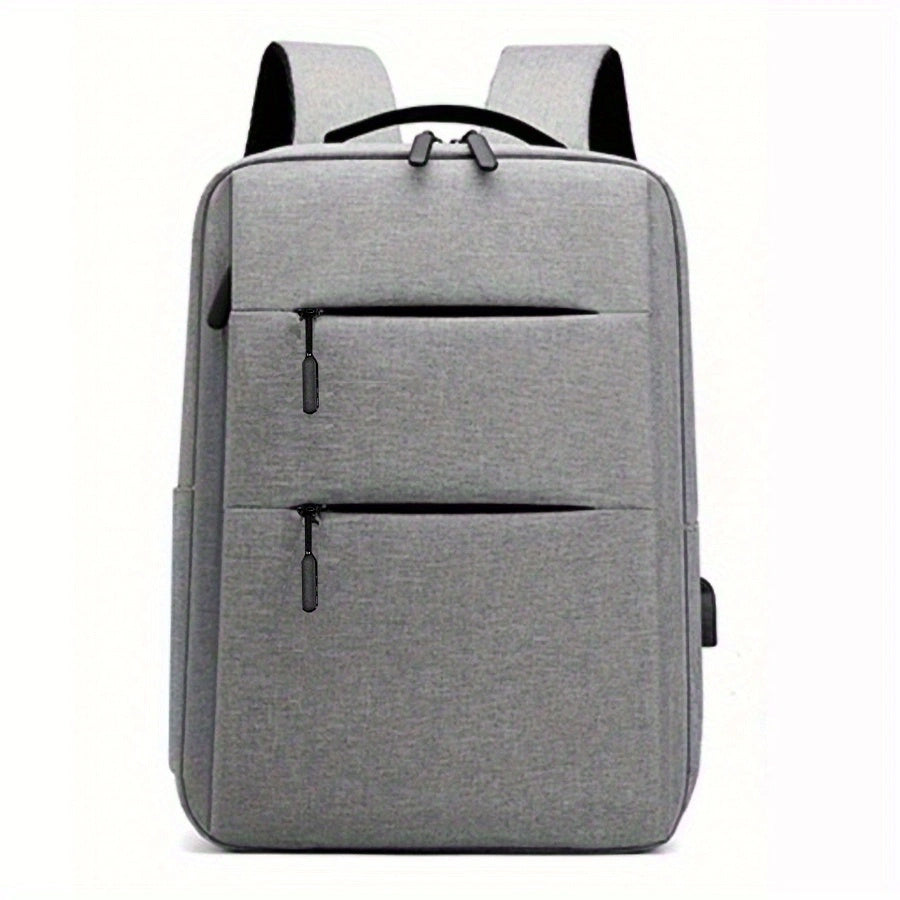 Waterproof Business Backpack USB Charging Port School Travel Laptop Bag