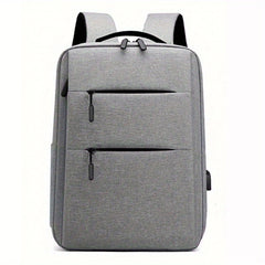 Waterproof Business Backpack USB Charging Port School Travel Laptop Bag