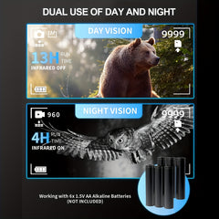 1280P HD Night Vision Binoculars Goggles 984FT 300M