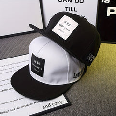Adjustable Patch Hip hop Hat Embroidered Baseball Cap Flat Brim Unisex