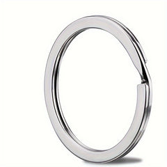10pcs Round Key Chain Keyring Metal Key Ring Key Organizer